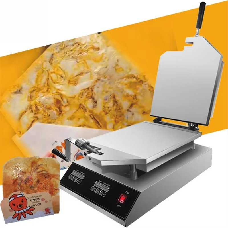 Japanese Snacks - Kommerzielle japanische Meeresfrüchte-Fossil-Kuchenmaschine, elektrische Pfannkuchenmaschine, Snack-Ausrüstung,