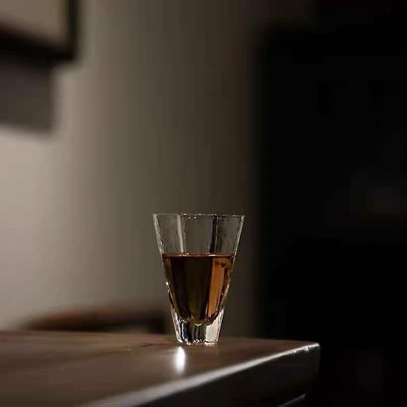 Japanese Snacks - Japanischer Glas-Teekelch 50ML, Handgefertigter Sake-Becher, Bar-Verkostungsglas,