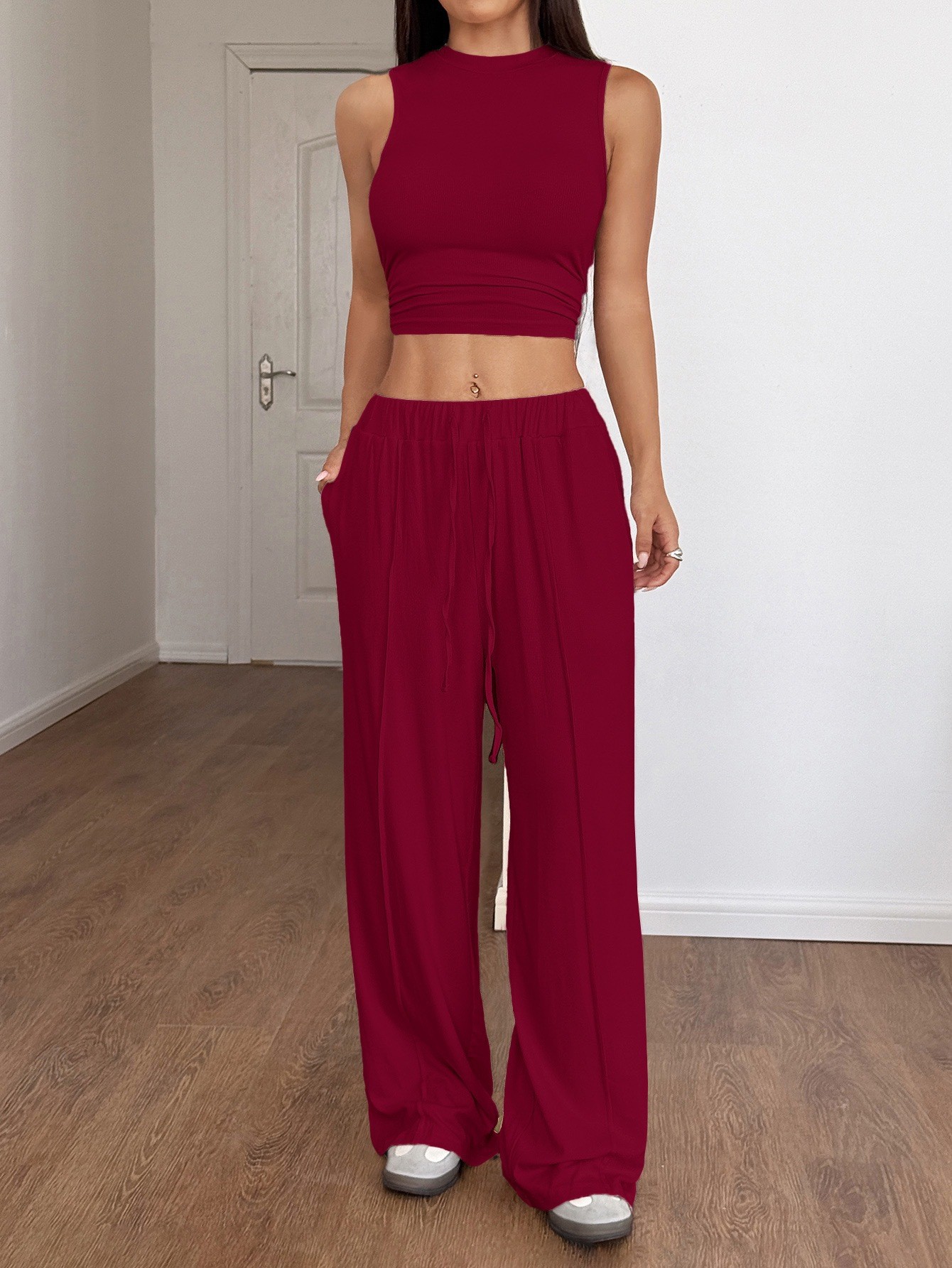 2-teiliges Set Sommer Y2K Tank – Matcha Bewertung und Preis