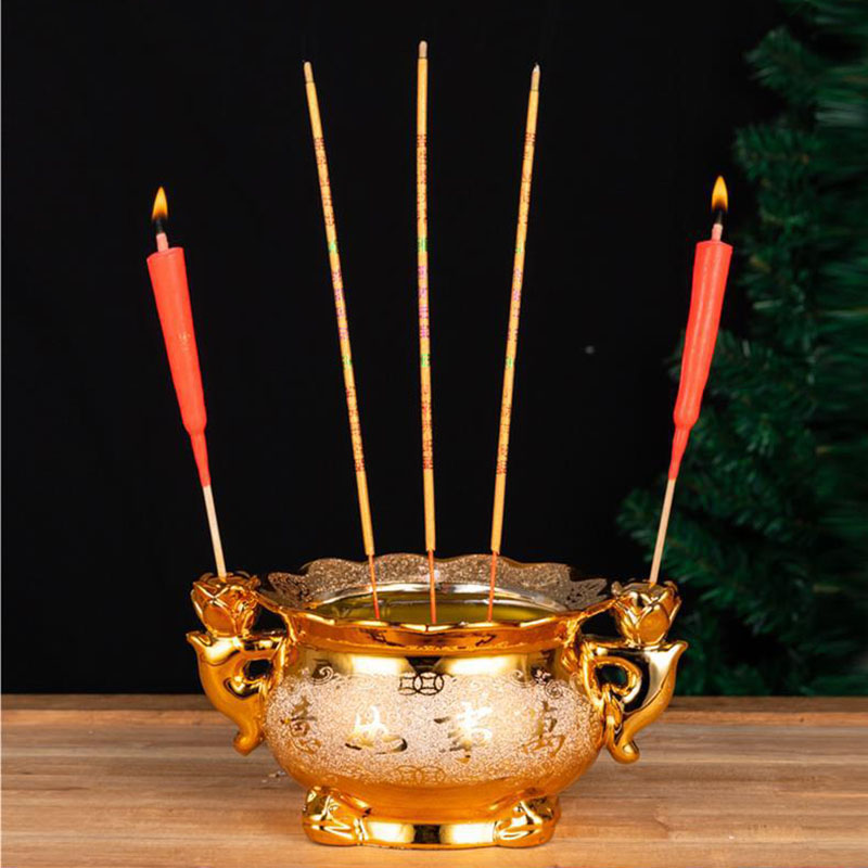 Goldener Keramik-Räucherstäbch – Incense Holder Bewertung und Preis