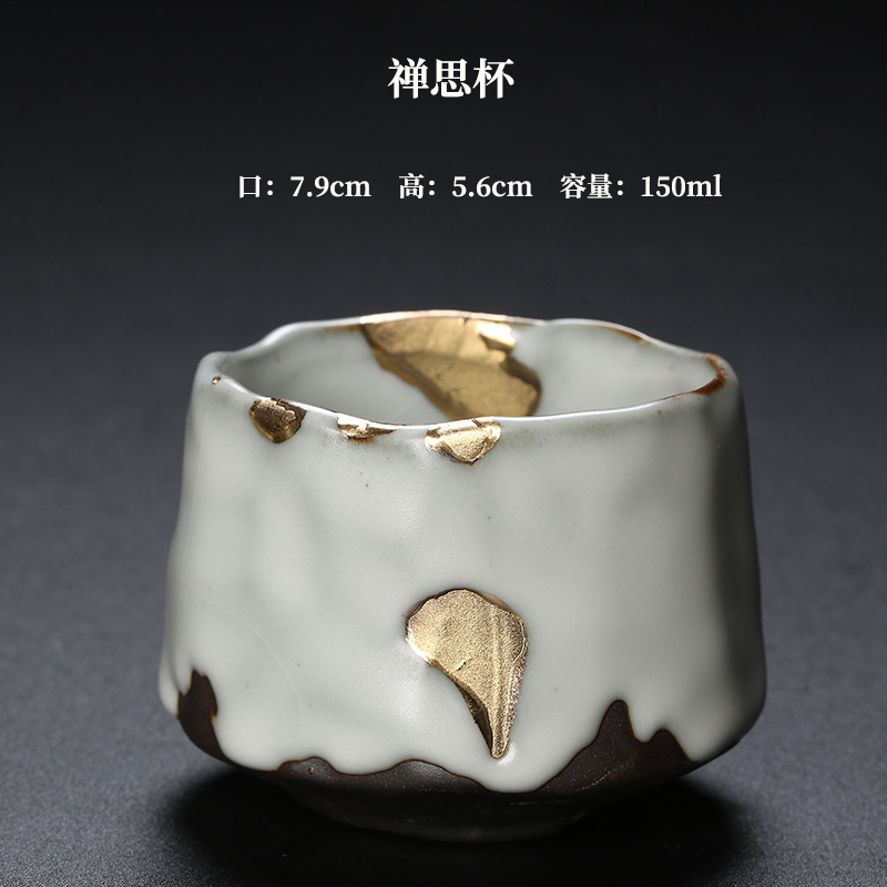 Shino Ware Vergoldetes Handgef – Japanese Tea Bewertung und Preis